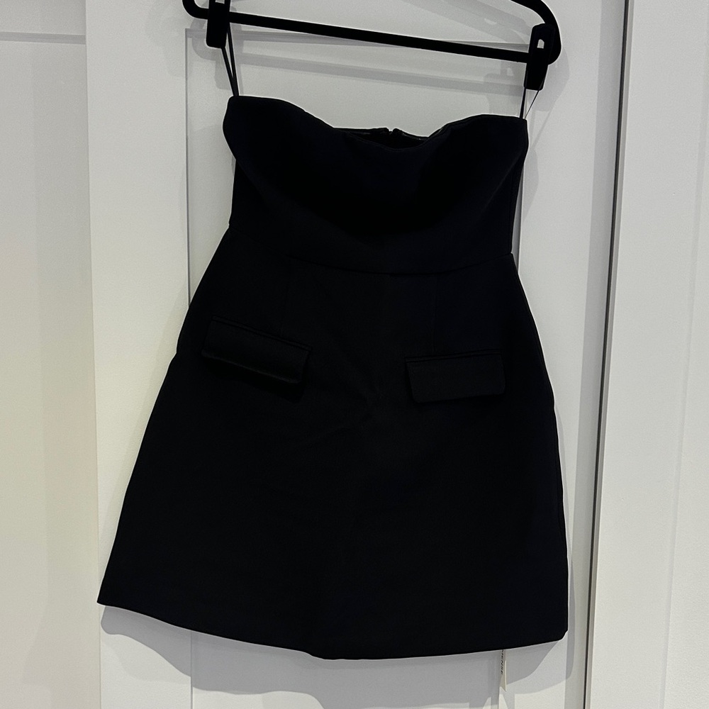Commense Black Mini Dress